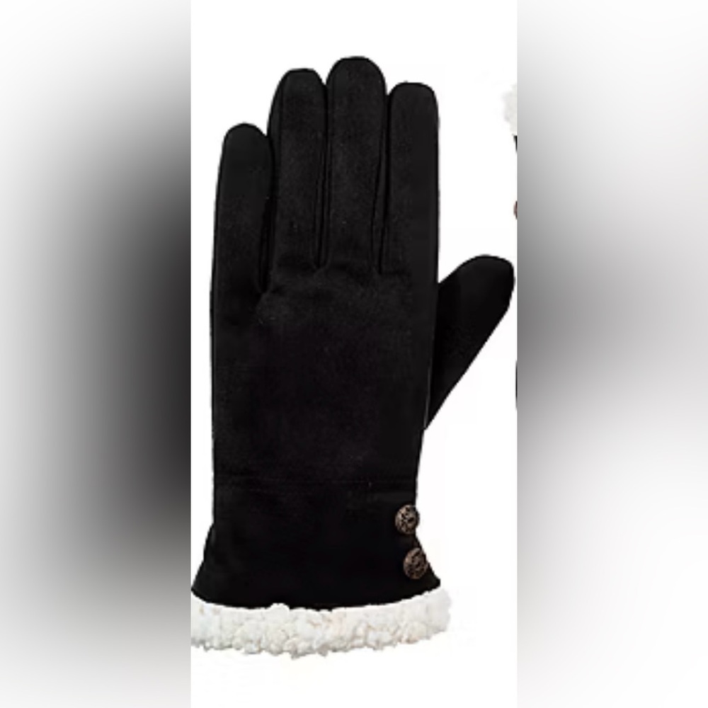 Isotonor smartDri Black Suede Gloves